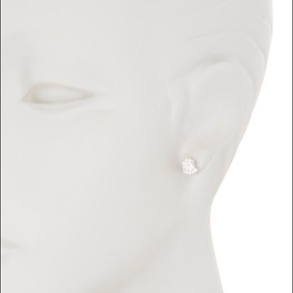 ✨ Crislu
Platinum Vermeil Half Halo Stud Earrings✨